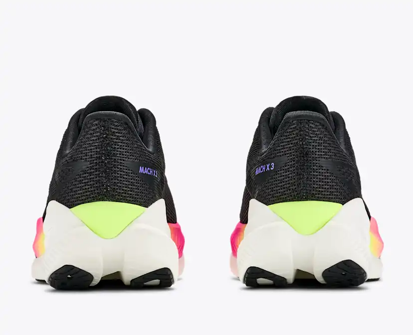 Женские кроссовки Hoka Mach X 3, цвет: Чёрный / Неоновый — фото 5