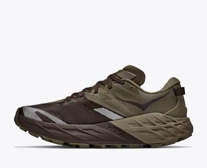 Мужские кроссовки HOKA Speedgoat 7, цвет: Состаренный оливковый / Чёрный — фото 8
