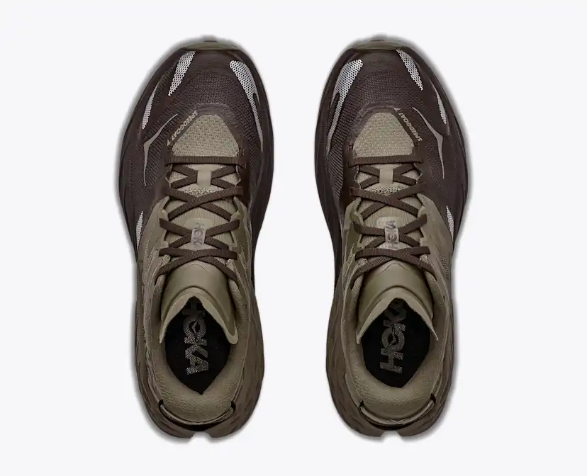 Мужские кроссовки HOKA Speedgoat 7, цвет: Состаренный оливковый / Чёрный — фото 2