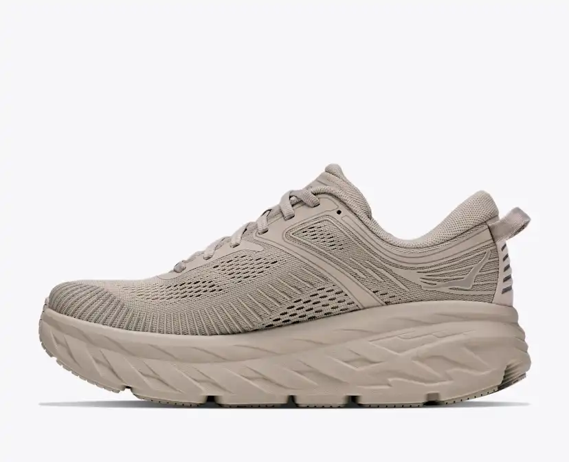 Женские кроссовки Hoka Bondi 7, цвет: Серо-коричневый — фото 8