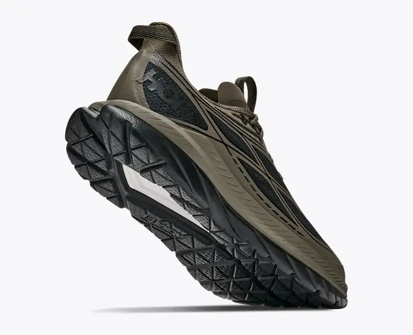 Мужские кроссовки Hoka Mach Remastered, цвет: Состаренный оливковый / Чёрный — фото 4
