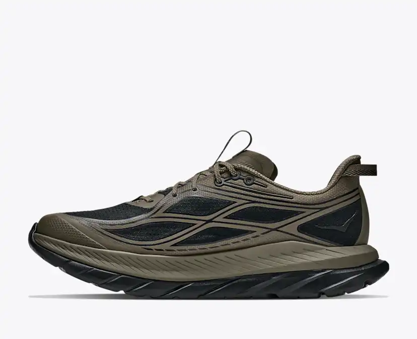 Мужские кроссовки Hoka Mach Remastered, цвет: Состаренный оливковый / Чёрный — фото 8
