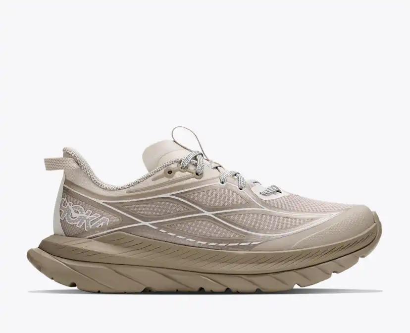 Женские кроссовки HOKA Mach Remastered Aura, цвет: Серо-коричневый / Жемчужный