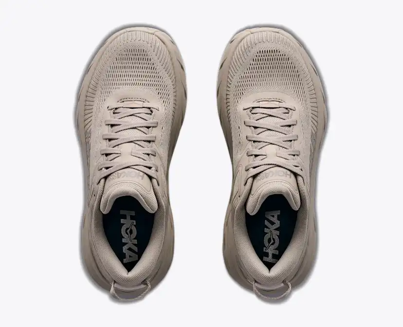 Женские кроссовки Hoka Bondi 7, цвет: Серо-коричневый — фото 2