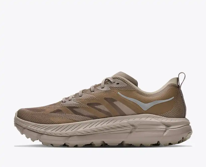 Мужские кроссовки HOKA Mafate Speed 4 Lite, цвет: Серо-коричневый — фото 8