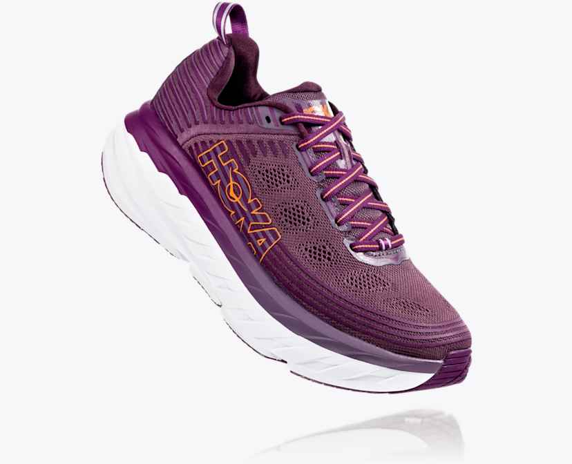 HOKA WOMEN'S BONDI 6 グレー/イエロー 23cm 1019269-CATH_1.png?_s=RAABAB0