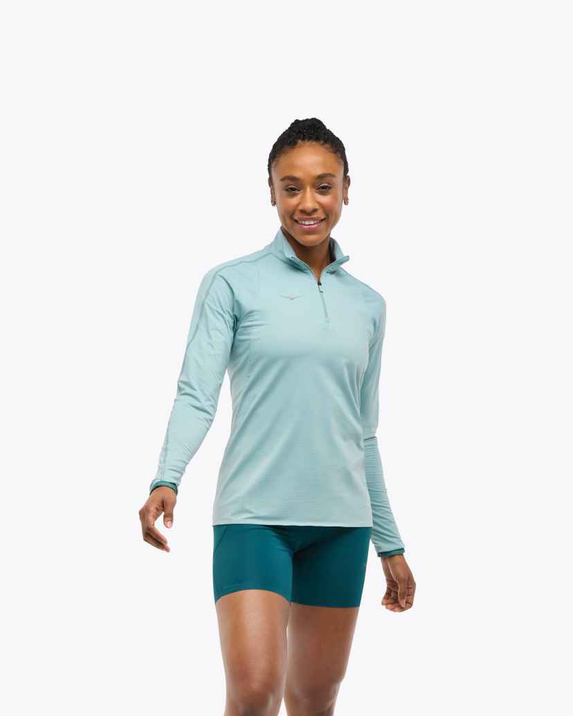 HOKA ONE ONE ランニングシャツ Sサイズ ブルー アパレル |パフォーマンスウェア】HOKA® 公式サイト
