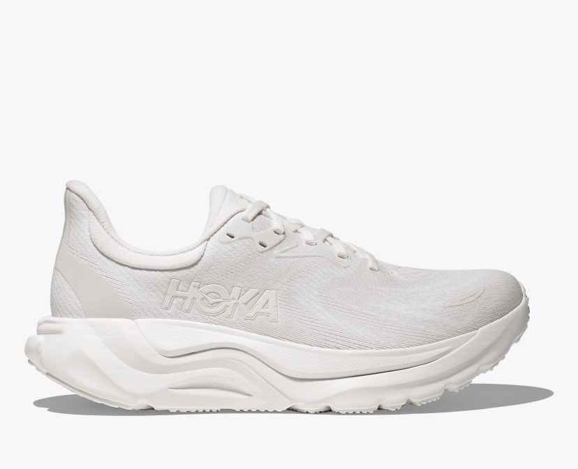 スニーカー HOKA Men Sneakers L1155370FCG WHITE Hoka One One Clifton 8 Men's 8 D White Running Shoes