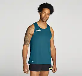 HOKA ホカオネオネ GLIDE SINGLET タンクトップ ランニング M HOKA Glide Singlet for Men | HOKA® UK