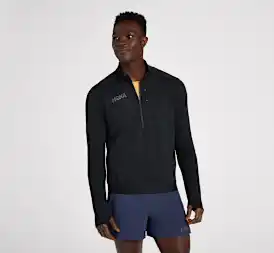 1/2 Zip Terry Knit Performance Top | HOKA®