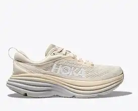 Authentic Hoka Bondi 8 Max Cushioned Running Shoes Men\'s 9D Triple White 1123202 HOKA ONE ONE Bondi 8  main image 3
