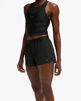 HOKA M RACE DAY SPLIT SHORT ブラック XS HOKA ONE ONE® Race Day Split Short for Women | HOKA ONE ONE®