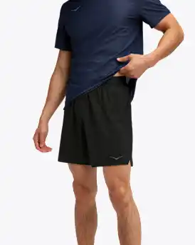 HOKA M GLIDE 7 SHORT ブラック S HOKA Glide 7'' Short 2in1 for Men | HOKA® ES