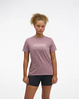 HOKA ONE ONE® Core Logo CTN SS Tee for Women | HOKA ONE ONE®