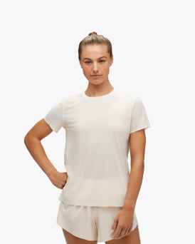 売れ筋商品|||ホカオネオネ Tシャツ レディース トップス AIROLITE RUN SHORT SLEEVE - Sports T-shirt - grapefruit HOKA Airolite Run Top for Women | HOKA® SE