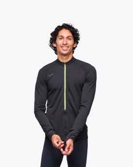 ◆24AW THE COLDEST MOMENT hooking club long sleeve/2色◆ Men's BaseZip Long Sleeve | HOKA®