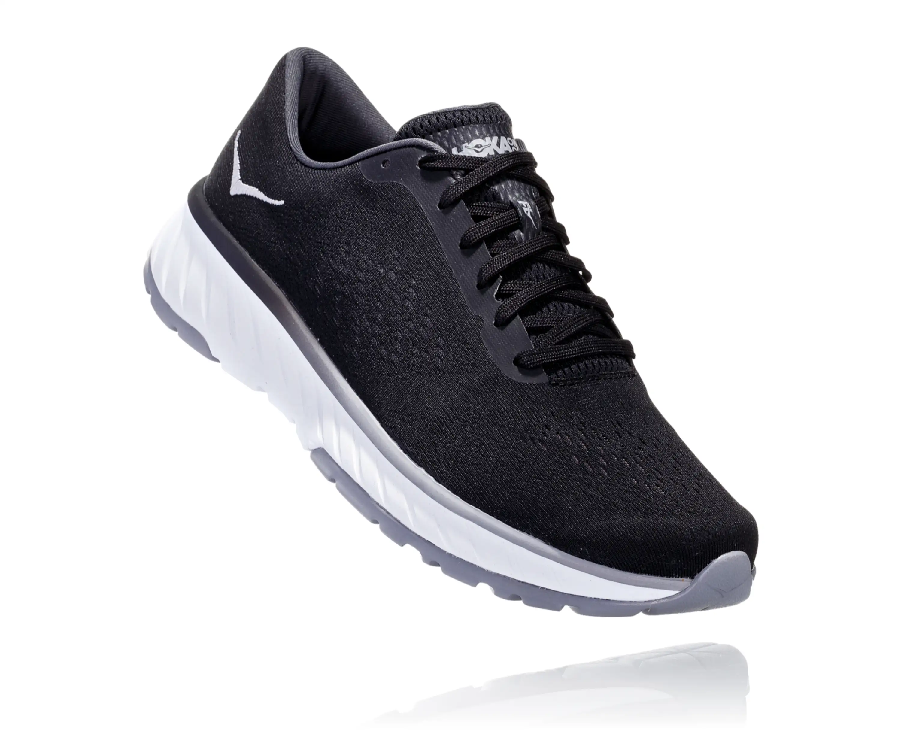 HOKA‎ ONE Cavu Black Running Shoes Mesh Upper - Size 10 1/2 Hoka MEN main image 4