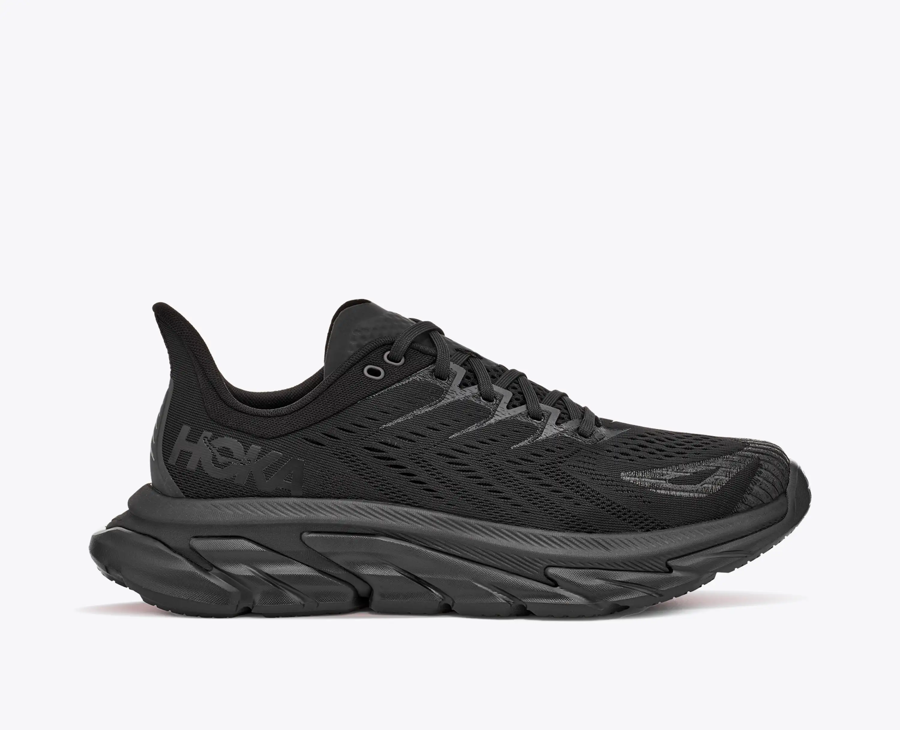 HOKA ONE ONE CLIFTON 10 ブラック 9.5D/27.5cm Hoka One One Clifton 10 Running Shoe - Black/White
