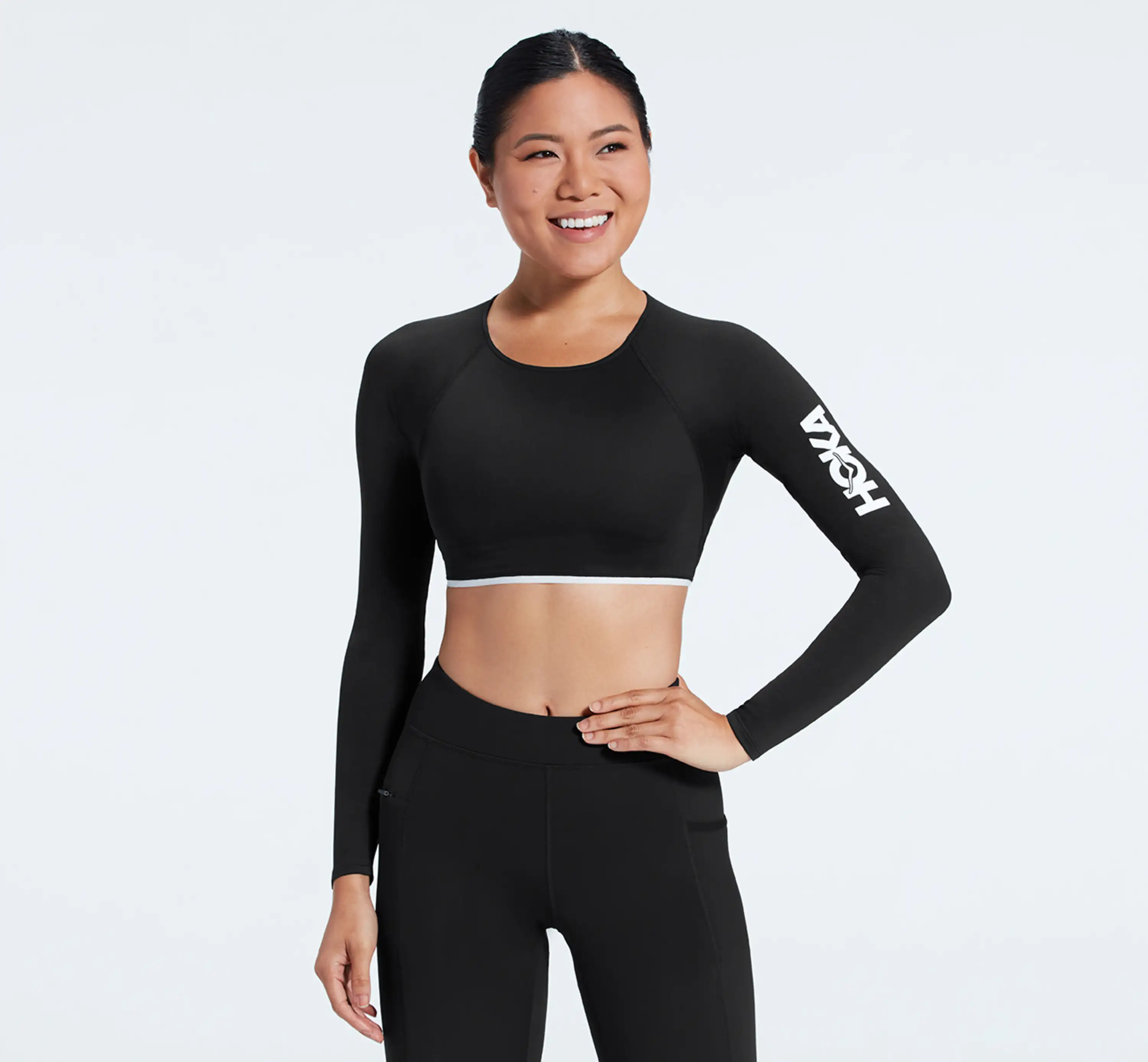 HOKA Long Sleeve Crop Top for Women | HOKA® PL