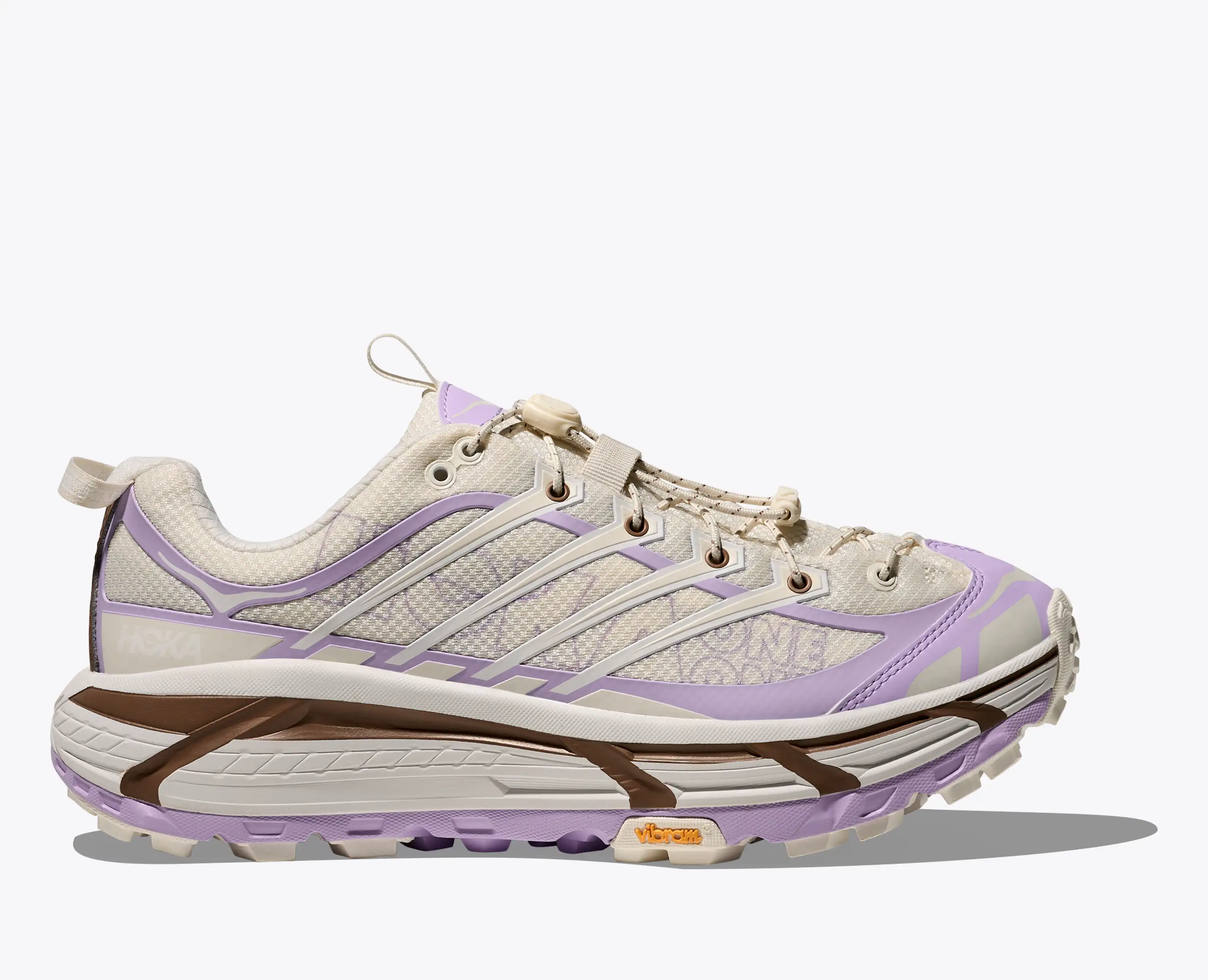 HOKA Mafate Three2 Unisex Shoes (Alabaster / Iris Flower)