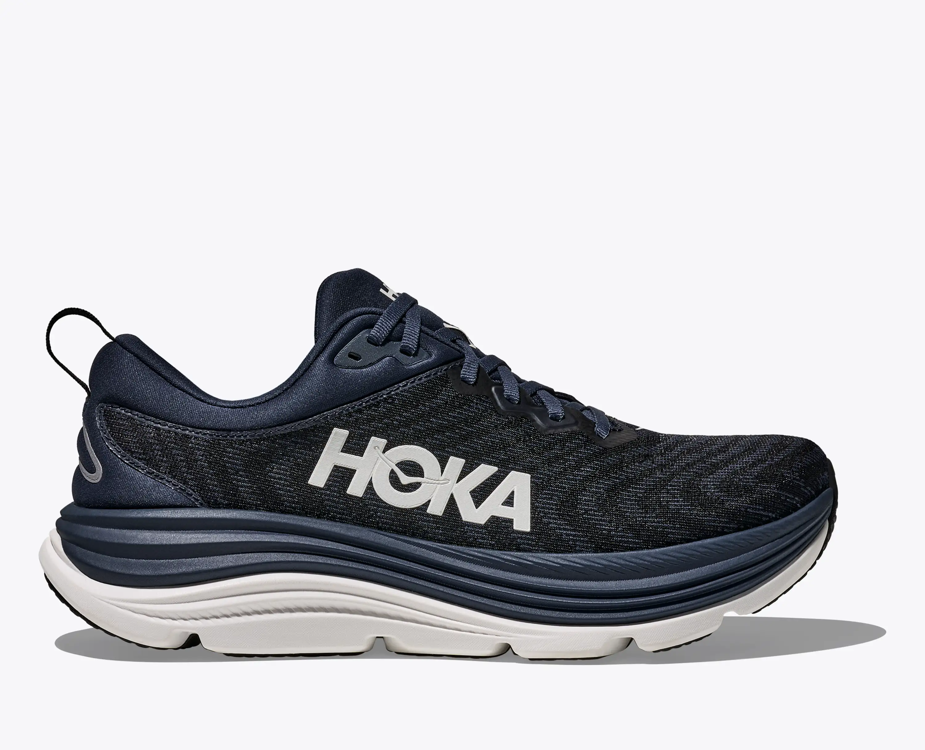 Hoka One One Sneakers Size 9 D Gaviota 5 1127929 LDVB Gray Running Gym Shoes‎ Hoka Gaviota 5 Limestone/Diva Blue 1127929-LDVB &1134234  main image 2