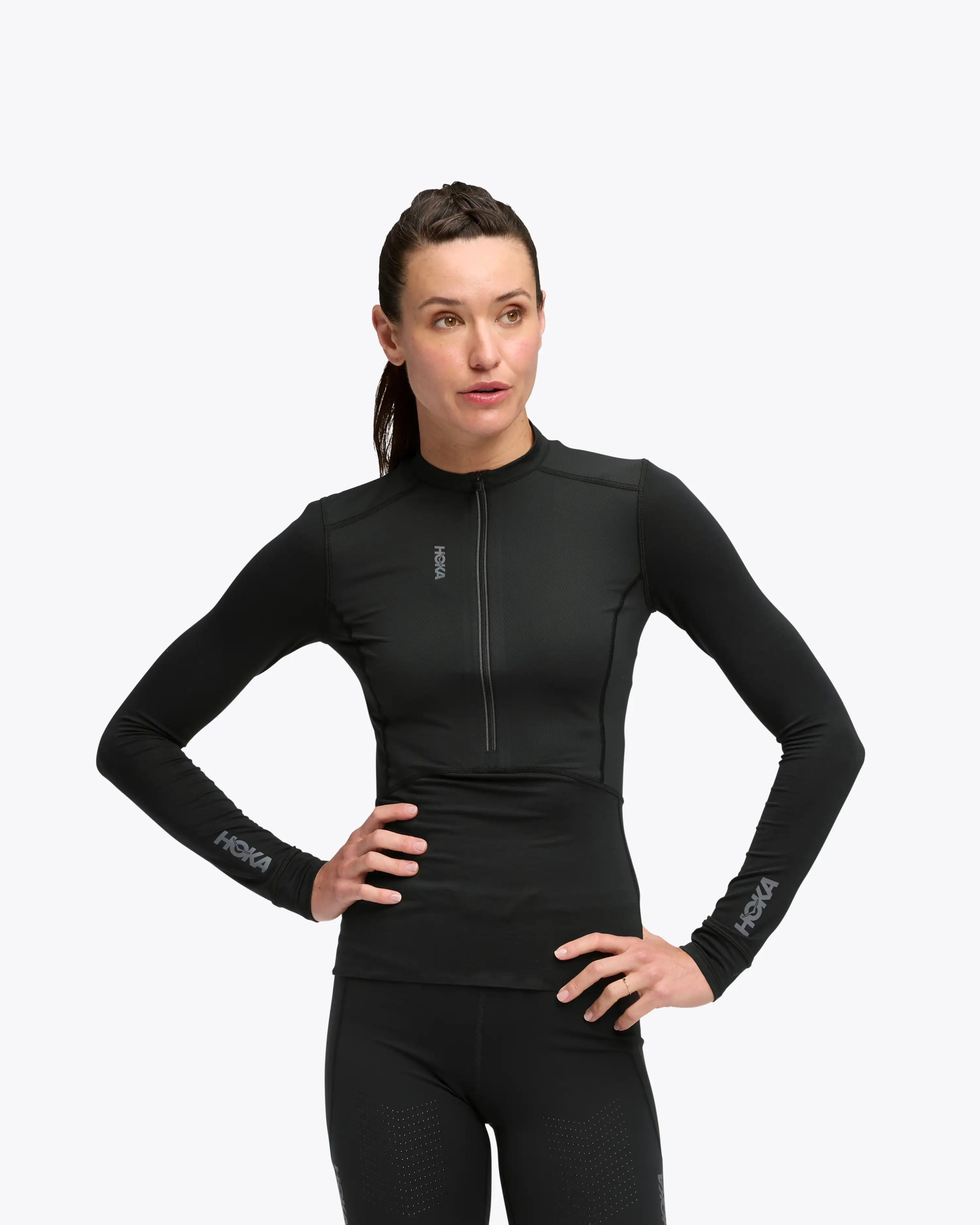 ウォーキング・ランニングウェア hi HOKA ONE ONE® SkyBreeze Long Sleeve Zip for Women | HOKA ONE ONE®