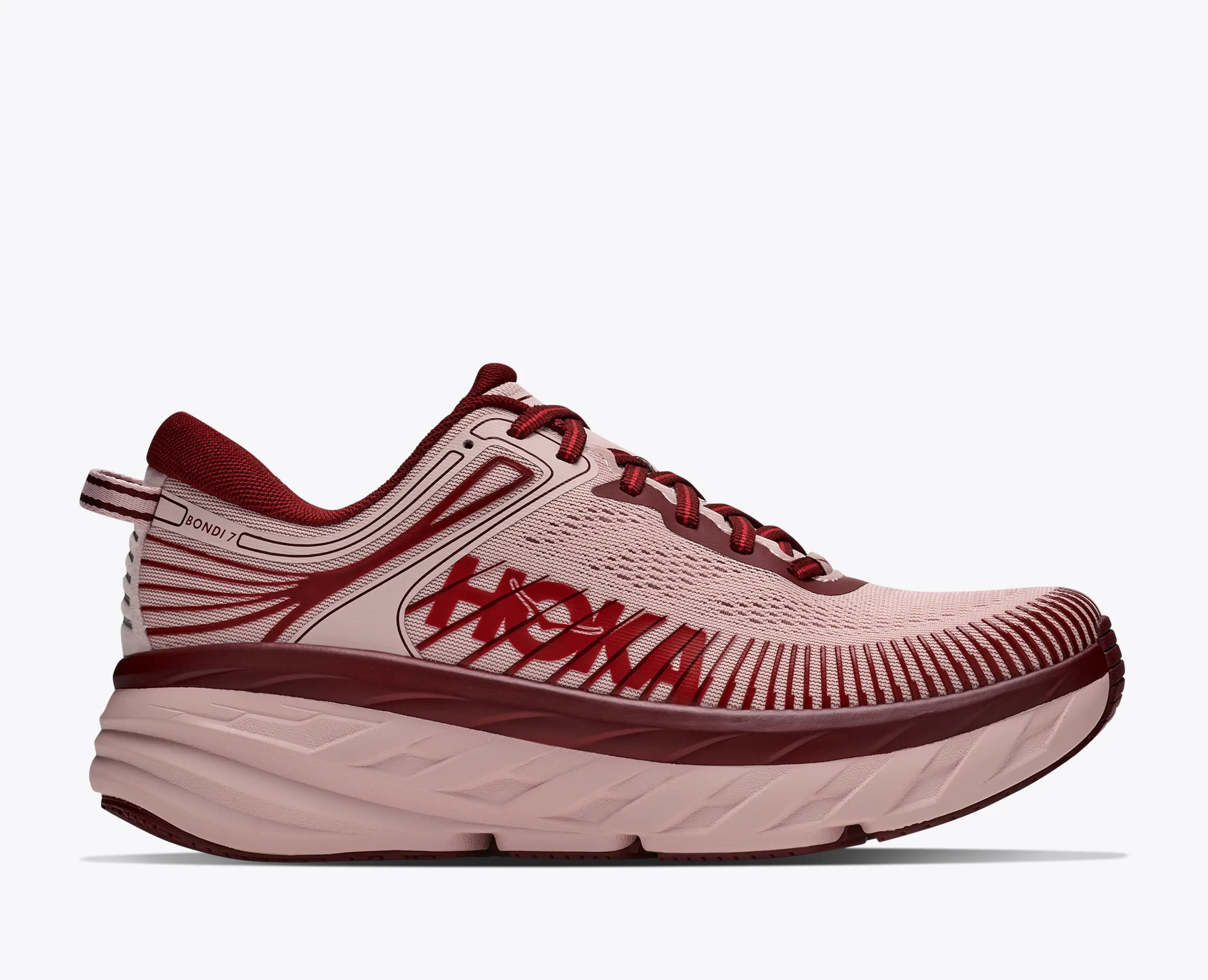 【極美品】HOKA ONE ONE BONDAI7 28cmレッド Women's Bondi 7 Most Cushioned Road Shoe | HOKA®