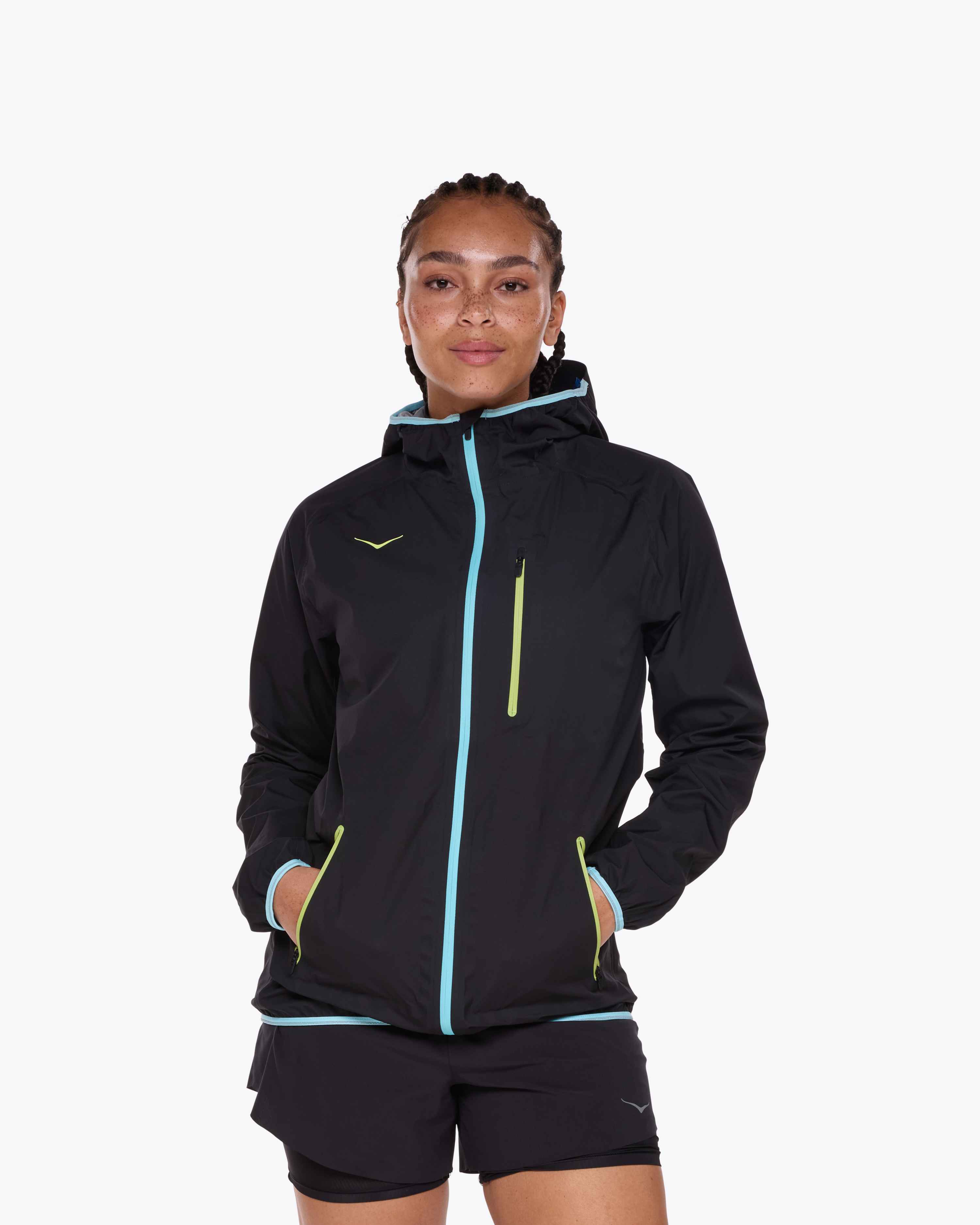 Hoka Tecksy Waterproof Jacket ブラック HOKA Tecsky Waterproof Jacket for Men | HOKA® NL