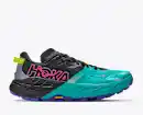 Black / Electric Aqua