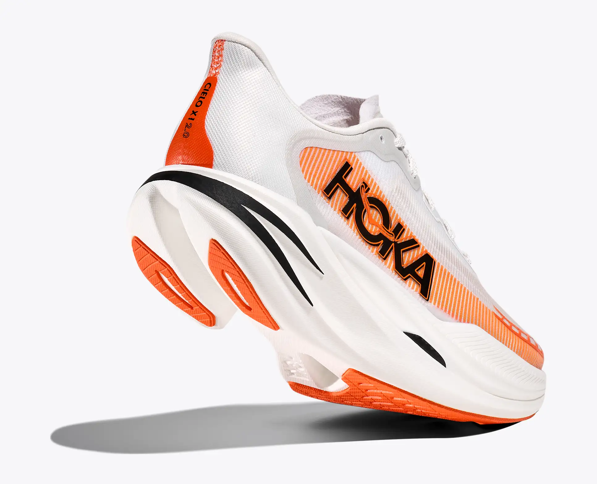 HOKA Cielo X1 2.0 Unisex Running Shoes (Frost / Lava)