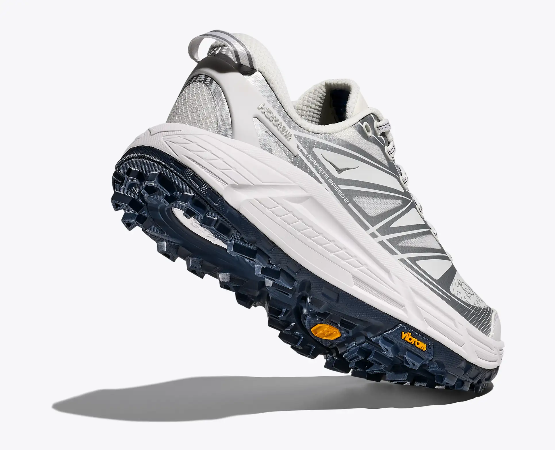 HOKA Mafate Speed 2 Unisex Shoes (White / Silver)