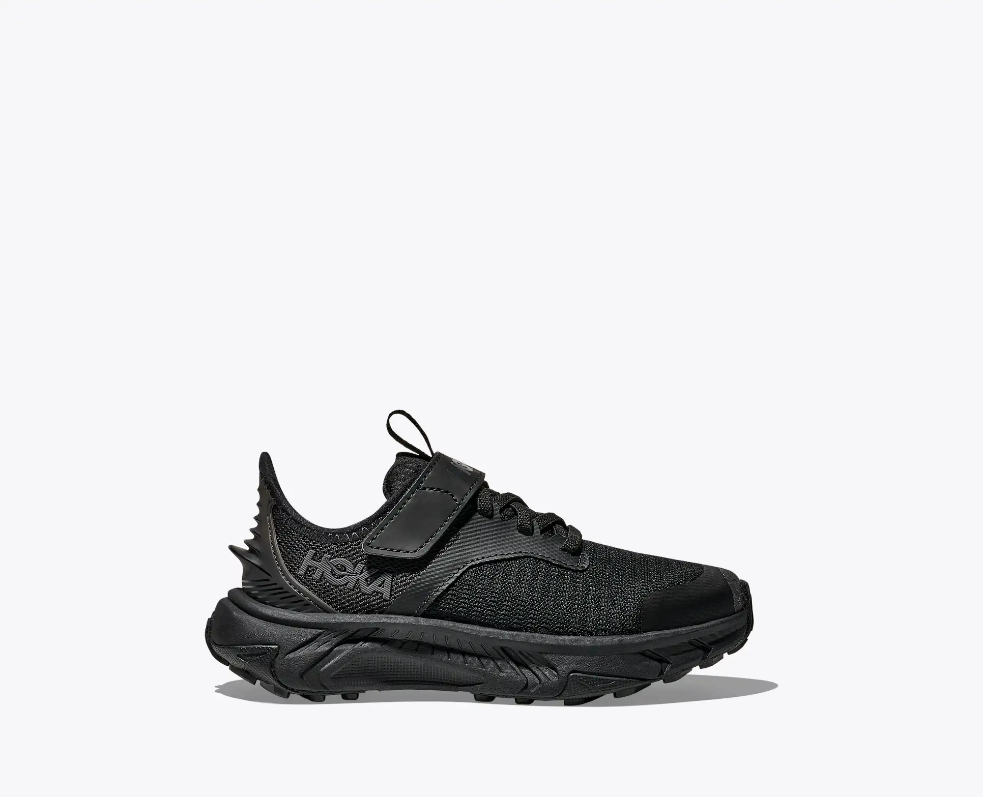 HOKA Transport Freedom — Black/Black Catholic school shoe