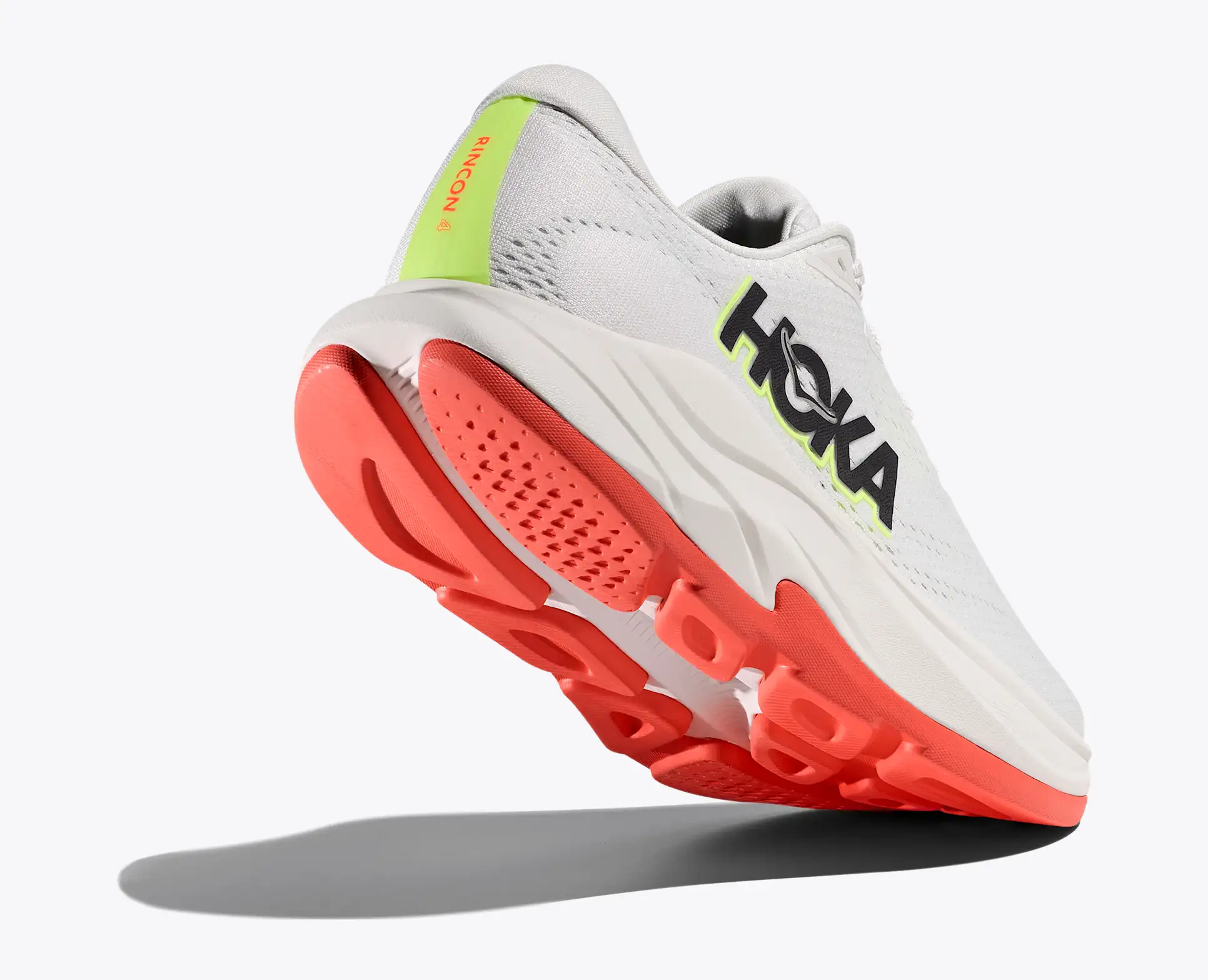 HOKA Rincon 4 Women's Running Shoes (Frost / Neon Yuzu)