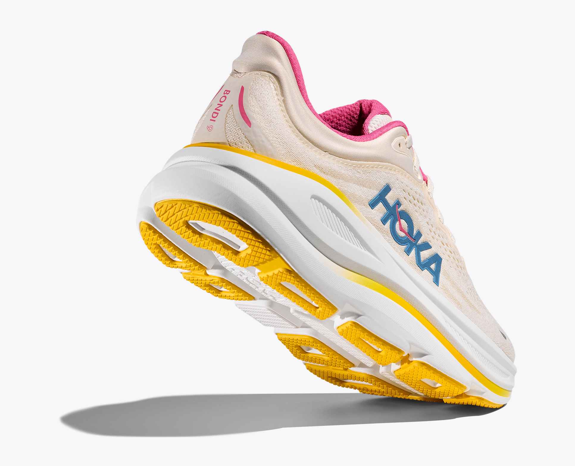 HOKA Bondi 9 Women Running Sneakers Black/Rose Gold