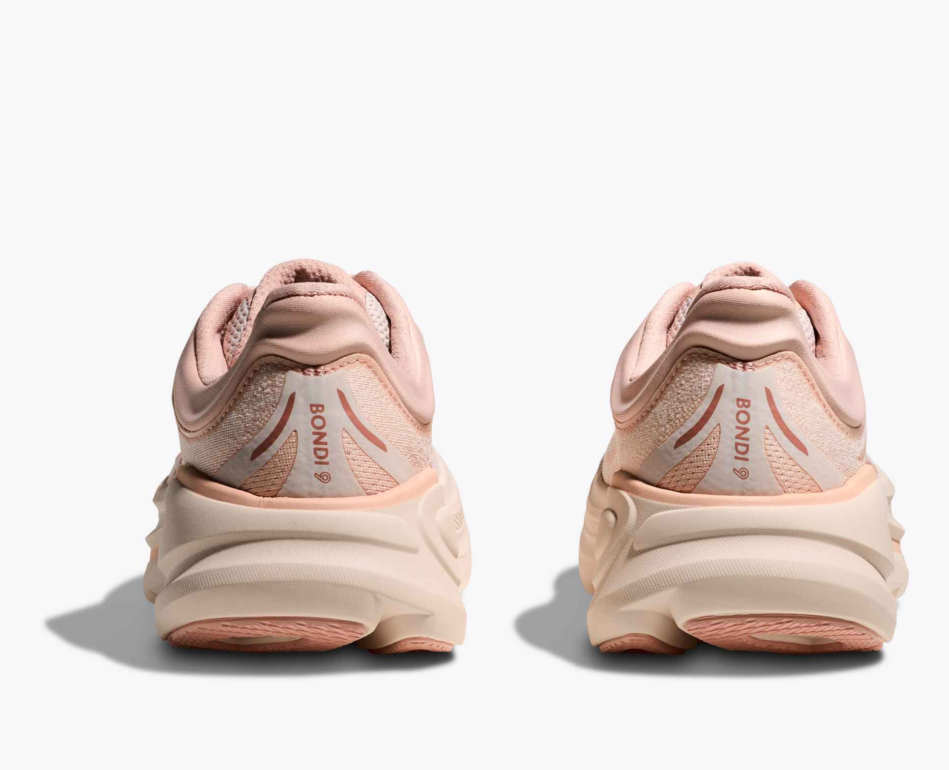 Women's HOKA Bondi 9 Running Shoe in Lilac Cream | Tangerine Glow main image 1