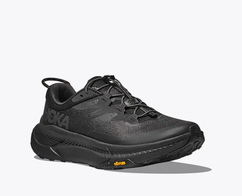 HOKA TRANSPORT GTX ブラック HOKA Transport GTX Men's Black/Black – Holabird Sports