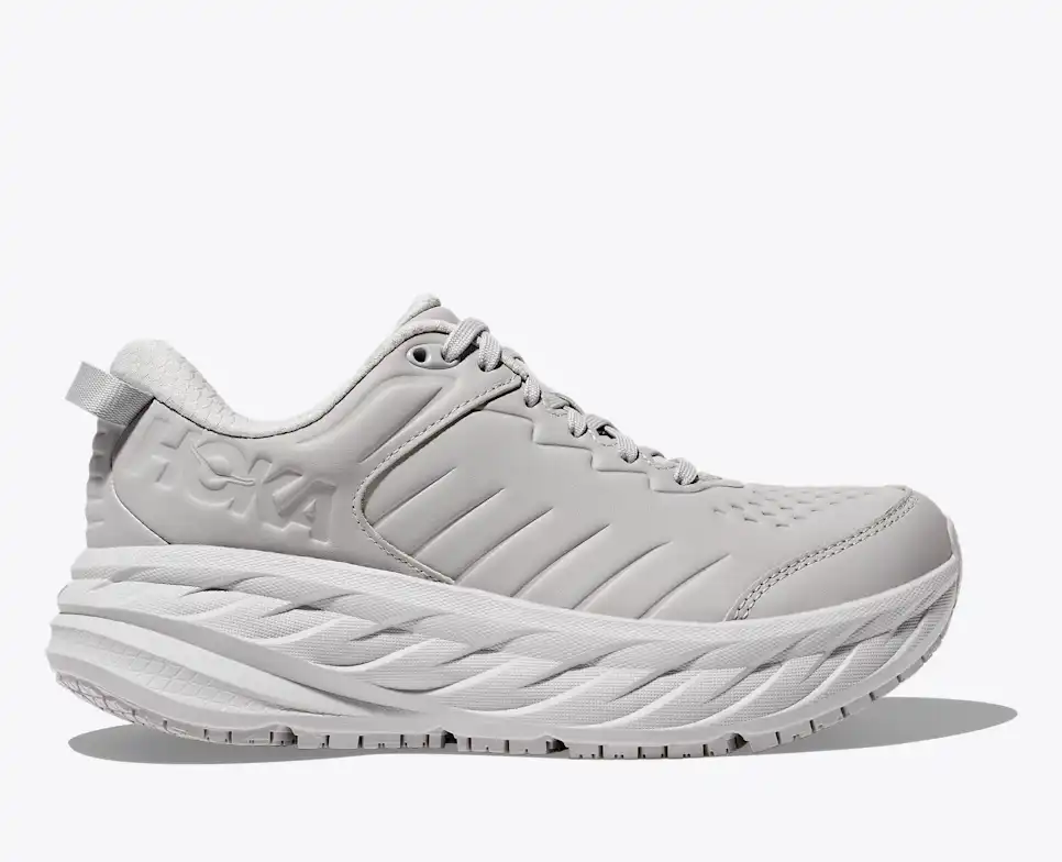 HOKA 27センチ Men's Bondi SR Cushioned Leather Slip Resistant Shoe | HOKA®