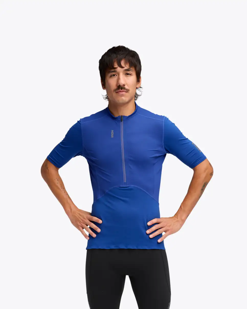 HOKA ONE ONE® SkyBreeze Short Sleeve Zip for Men | HOKA ONE ONE®