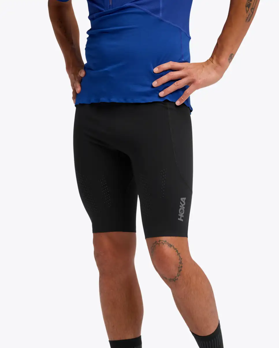 トレイルタイツ TIGHT HALF SKYBREEZE HOKA Shorts Top4Running.com - Tight Half SkyBreeze Hoka ウォーキング・ランニングウェア
