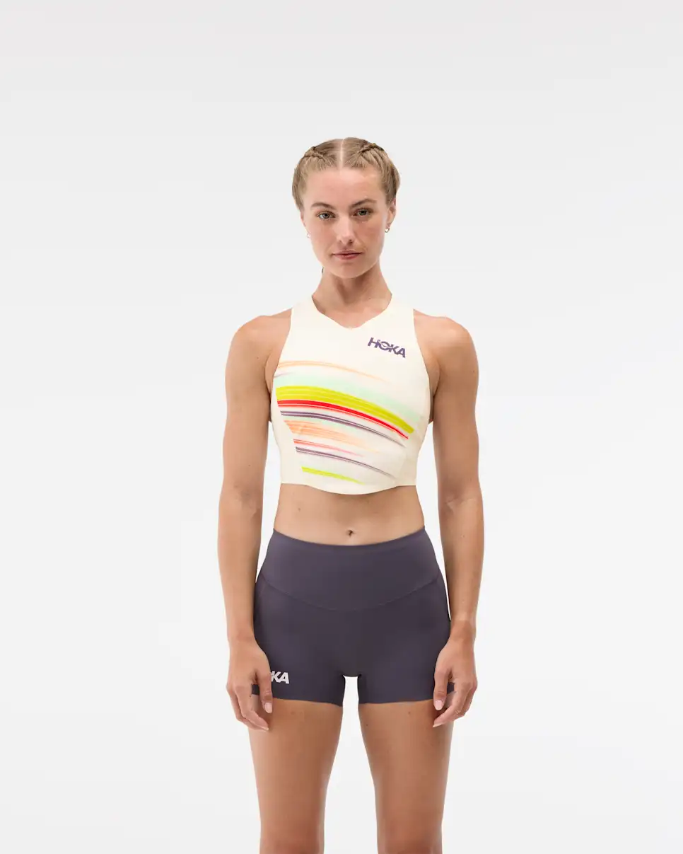 HOKA ONE ONE® Race Day Crop Bra for Women | HOKA ONE ONE®