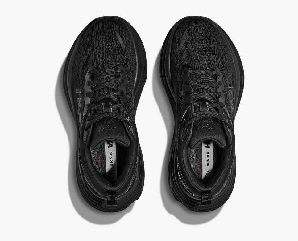 Amazon.com | Hoka Men's Bondi 8 Sneaker, Black/White, 7.5