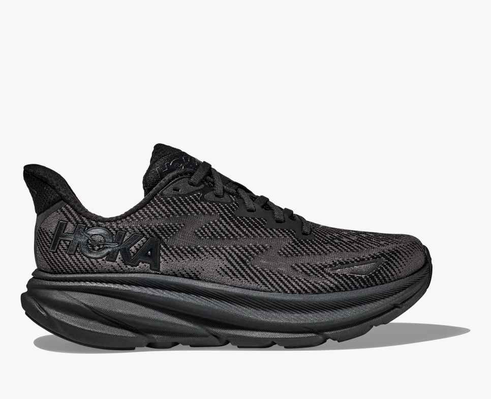 Amazon | HOKA ONE ONE(ホカ オネオネ) CLIFTON 9 BLACK / BLACK