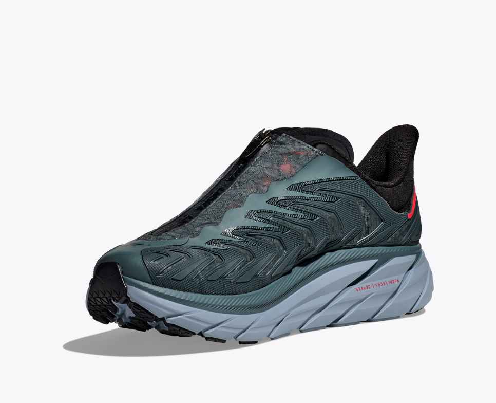 処分価格！ラスト1個！！ QS　BREAK　BLUE 8ft Project Clifton Quicklace Mesh Running Shoe | HOKA®