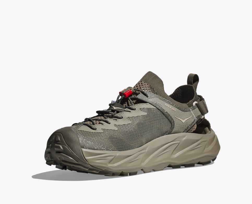 Amazon.com | Hoka Men's Hopara 2 Sport Sandal, Black/Black