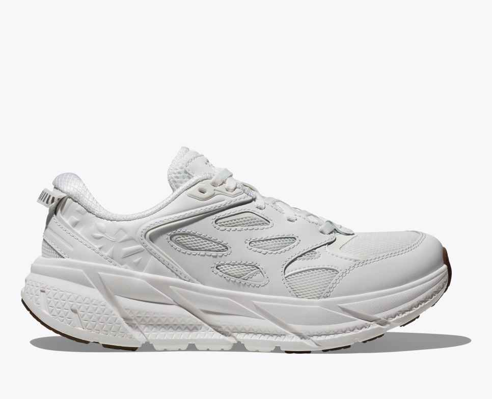Hoka One One All Gender Clifton L Suede in Grey Mist/Misty