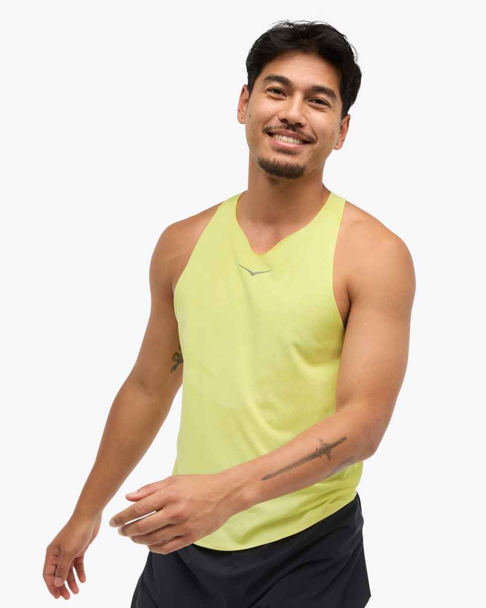 HOKA® MEN'S SINGLET HOKA ONE ONE® Race Day Singlet for Men | HOKA ONE ONE®