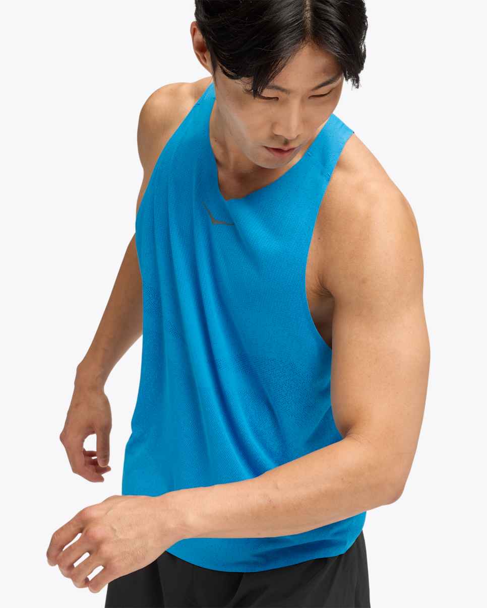HOKA® MEN'S SINGLET HOKA ONE ONE® Race Day Singlet for Men | HOKA ONE ONE®
