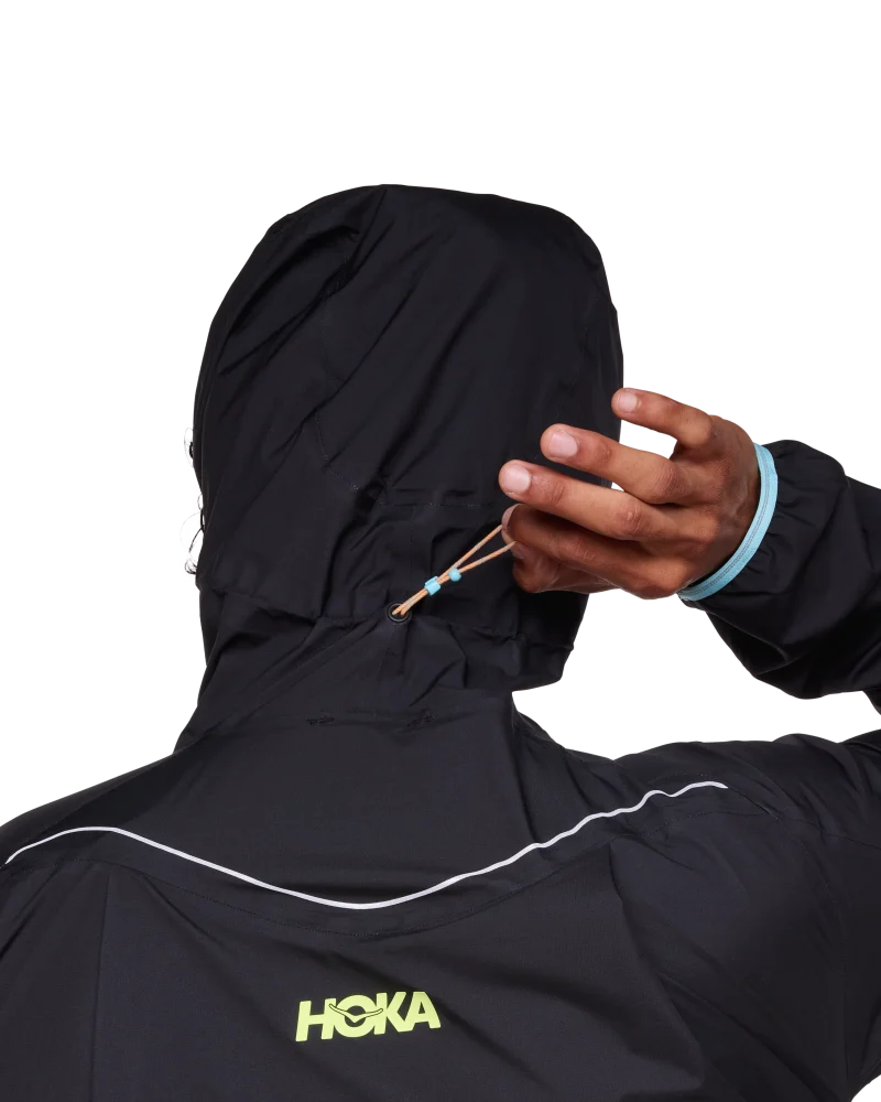 Hoka Tecksy Waterproof Jacket ブラック HOKA Tecsky Waterproof Jacket for Men | HOKA® NL