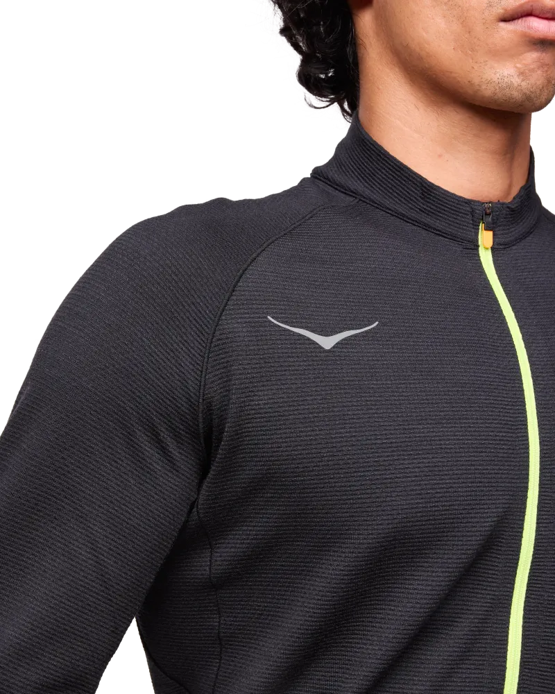 HOKA ホカ BASE ZIP ベースジップ 長袖 ハーフジップ ブラックXL HOKA ホカ BASE ZIP ベースジップ 長袖 ハーフジップ ブラックXL