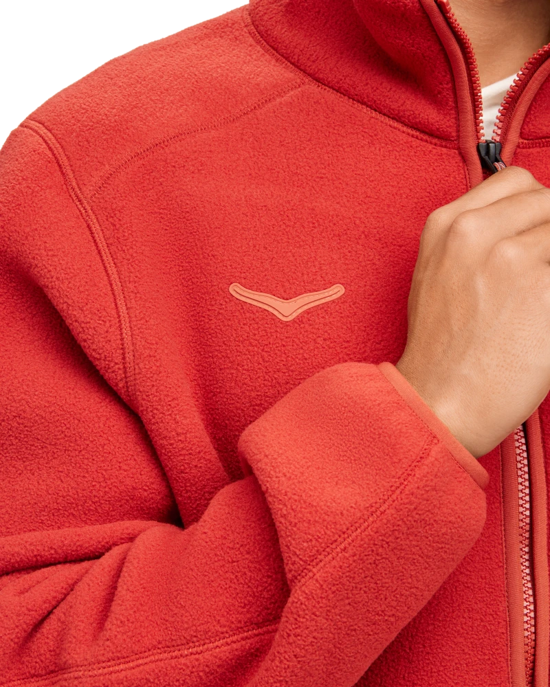 High Rise Collor HOKA ONE ONE® Ridgetop Full Zip Fleece for Men | HOKA ONE ONE®